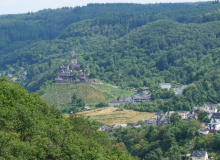 Blick auf die Reichsburg in Cochem