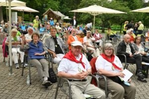 Feierstunde im Kurpark