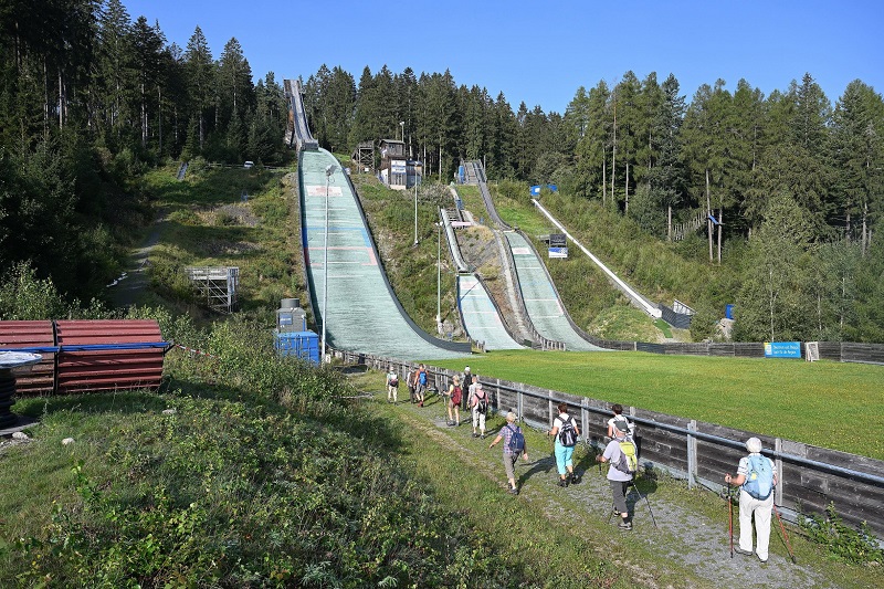 Bischofsgrün, Sprungschanzen