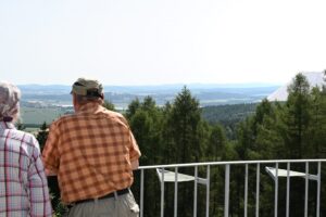 Blick vom Mahnmal Bodesruh