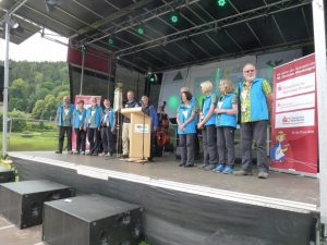 Abschlusskundgebung am Elbkai in Bad Schandau