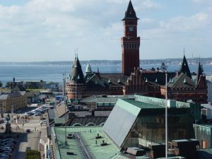 Helsingborg mit Blick auf den Öresund, Foto: Klemens Grätz 