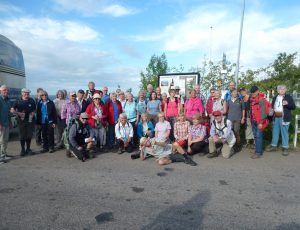 Kölner Wandergruppe in Südschweden, Foto: Klemens Grätz